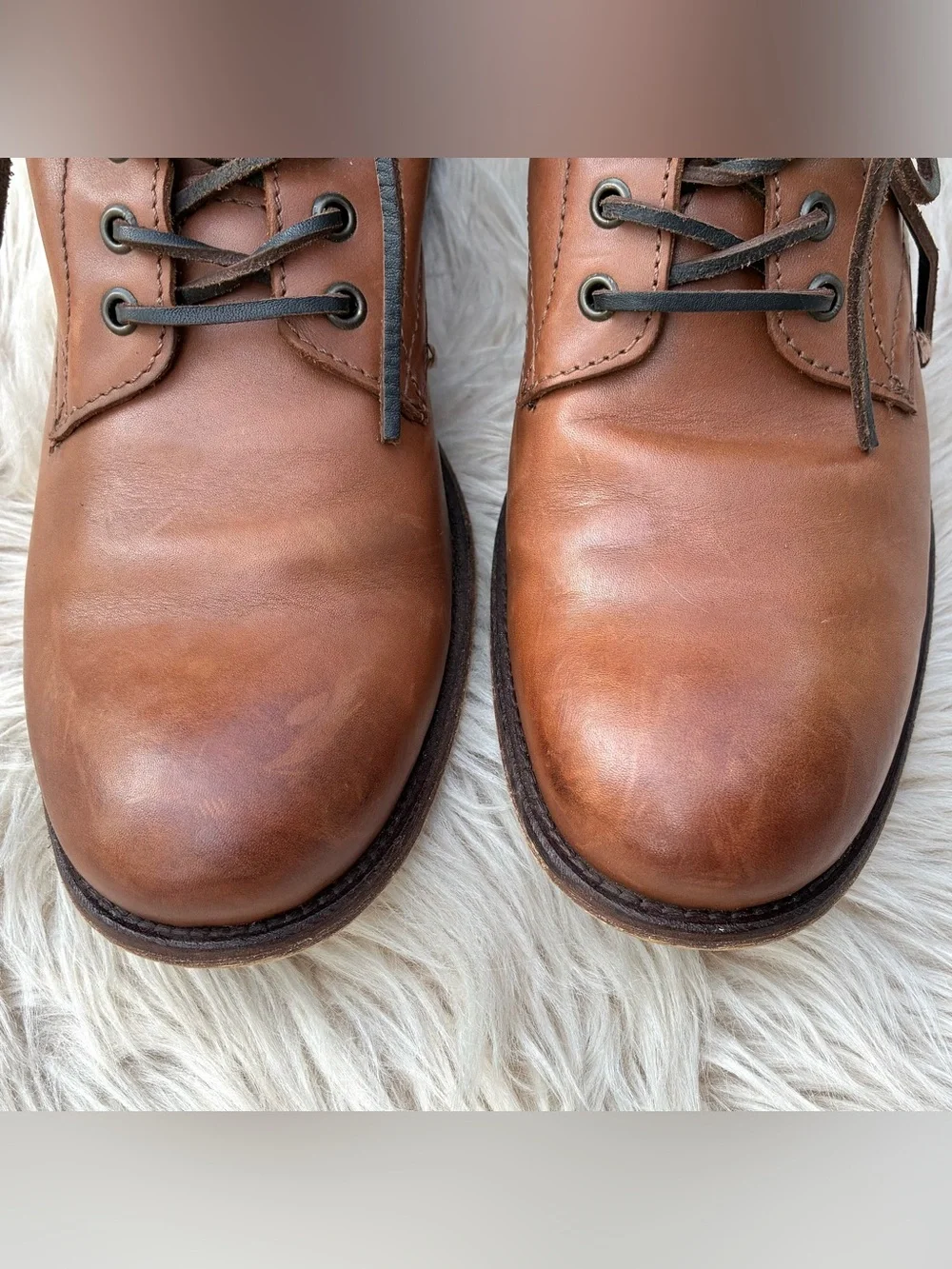 Frye Mens Tyler Flex Lace Up Leather Boots Sz 12